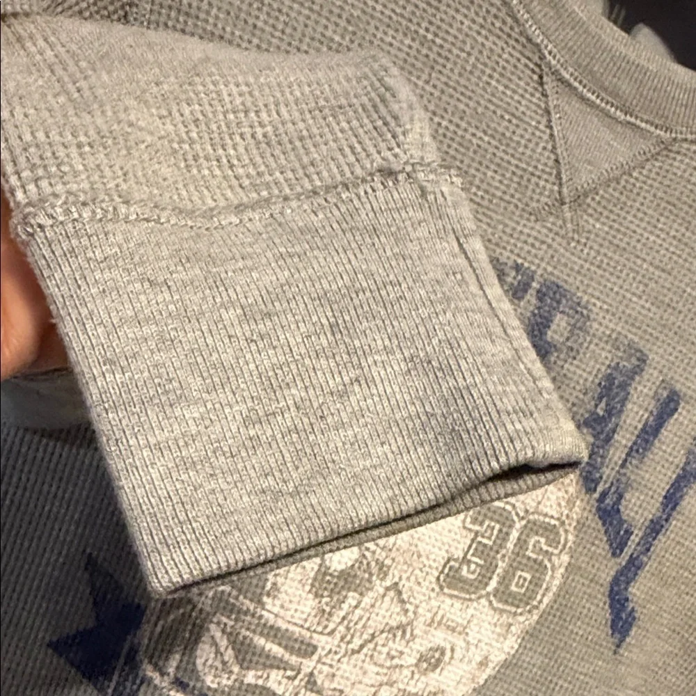 The Children's Place Gray and Blue Football Champs Tee